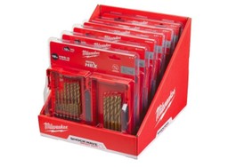 METALLIPORANTERÄSARJA MILWAUKEE HSS-G TITANIUM REDHEX 19KPL